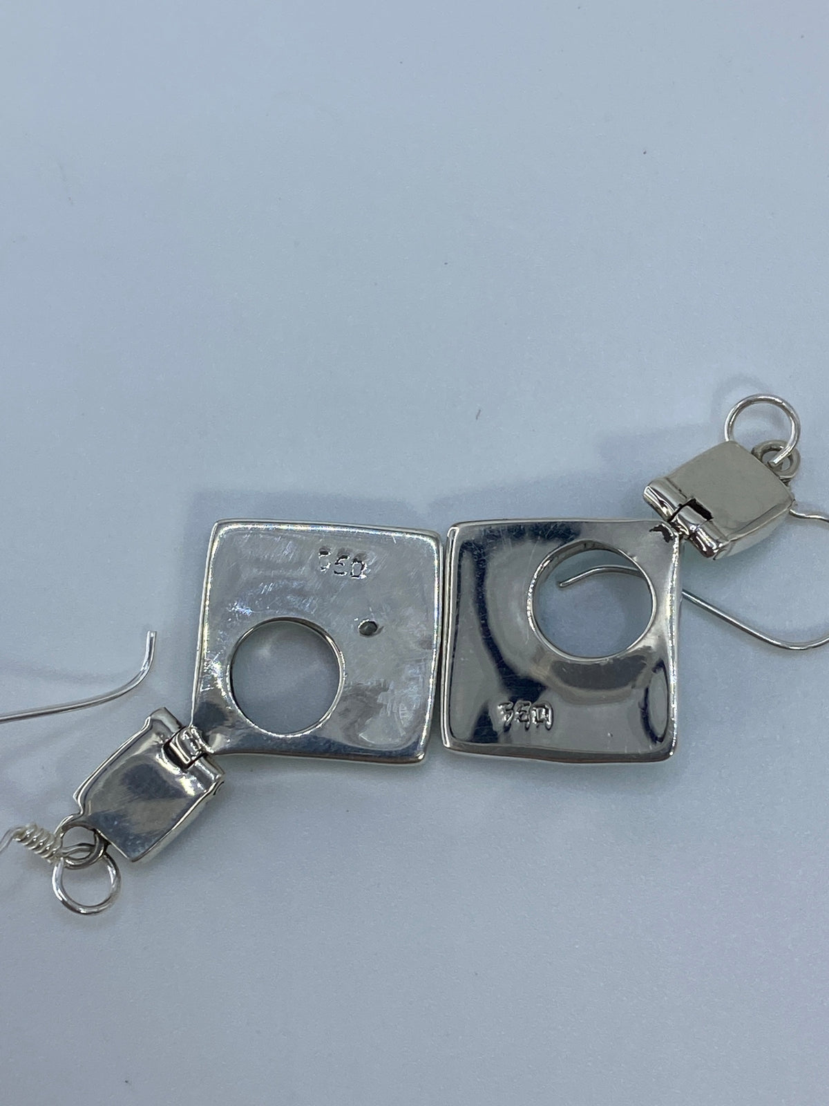 Aretes Plata 950 Ópalo de Fuego — Taxco Hecho a Medida — foto 5