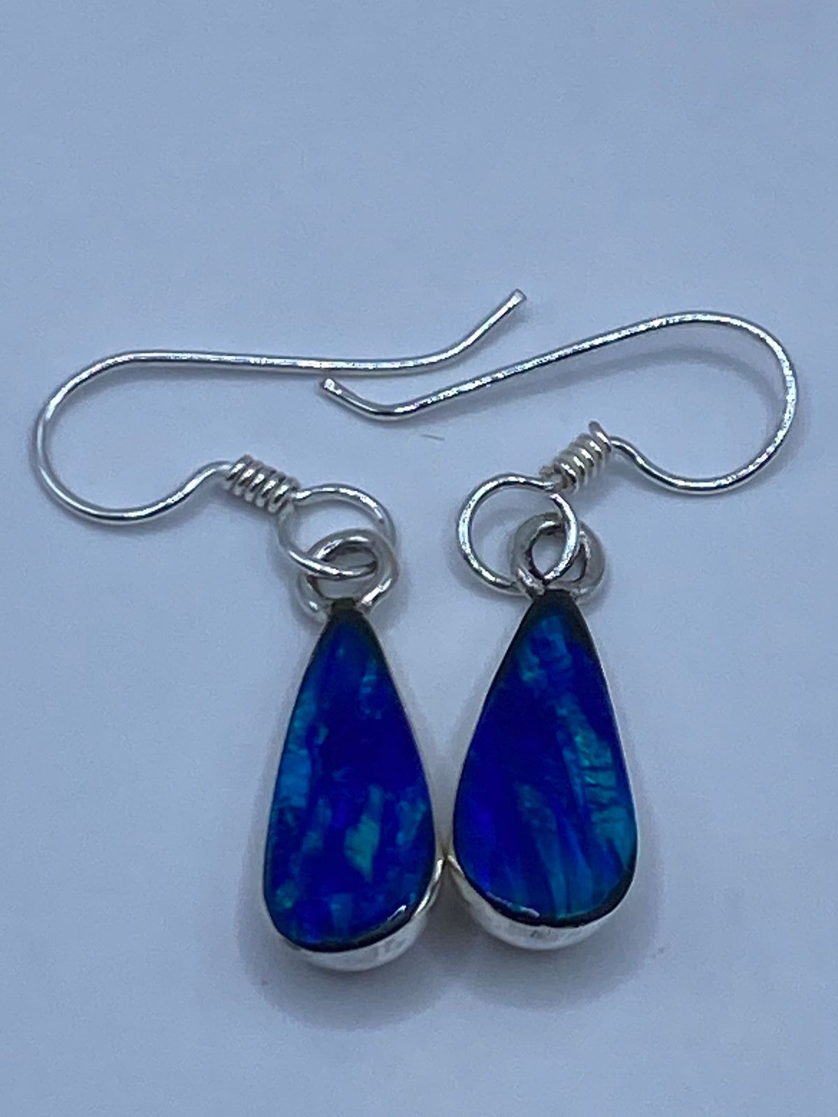 Aretes de Plata con Ópalo de Fuego — Taxco 925 — foto 5