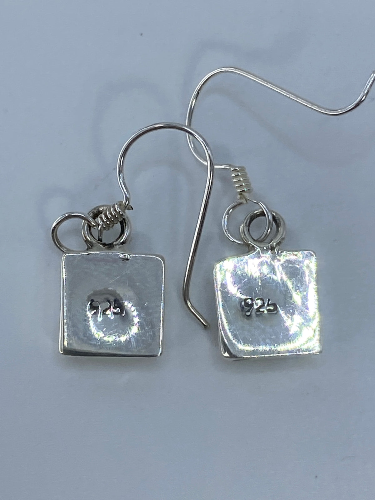 Aretes de Plata con Ópalo de Fuego — Taxco 925 — foto 5