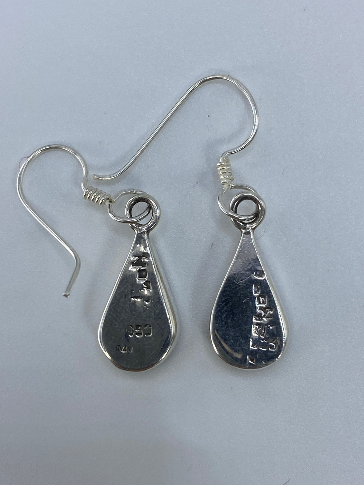 Aretes de Plata con Ópalo de Fuego Rosa — Taxco 925 — foto 5