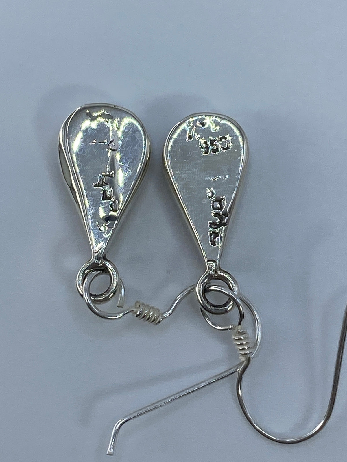 Aretes de Plata 950 con Ópalo de Fuego — Taxco — foto 5