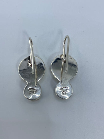 Aretes Plata Ópalo de Fuego Verde — Taxco 950 — foto 5