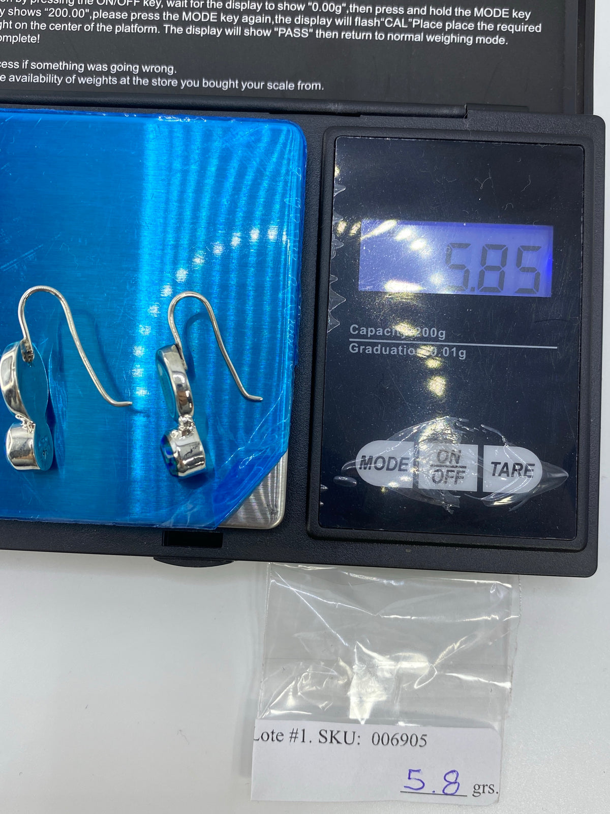 Aretes Plata Ópalo de Fuego Verde — Taxco 950 — foto 6