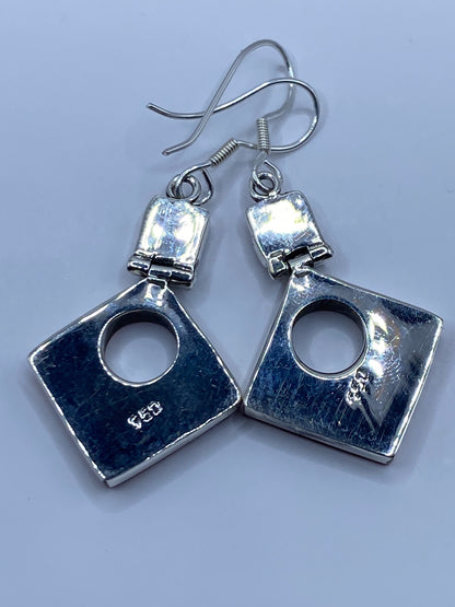 Aretes Plata Ópalo de Fuego Naranja — Taxco 950 — foto 5
