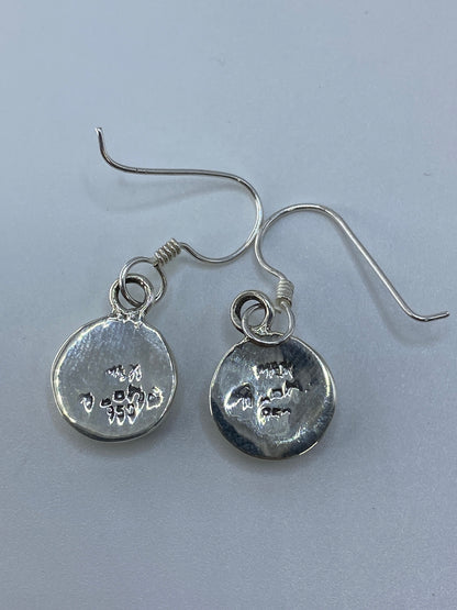 Aretes de Plata con Ópalo de Fuego — Taxco 950 — foto 5