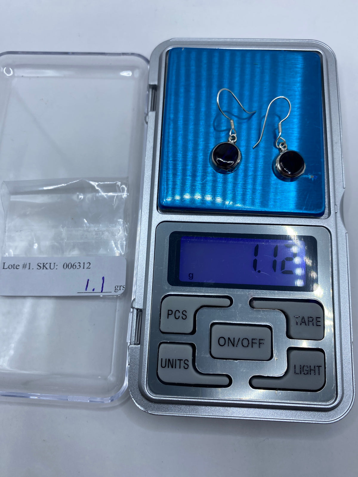 Aretes de Plata con Ópalo de Fuego — Taxco 925 — foto 6