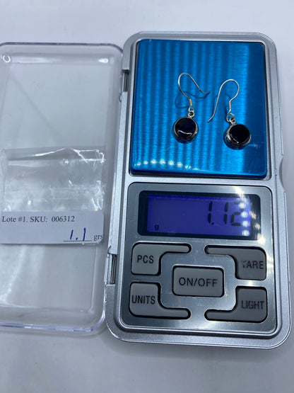 Aretes de Plata con Ópalo de Fuego — Taxco 925 — foto 6