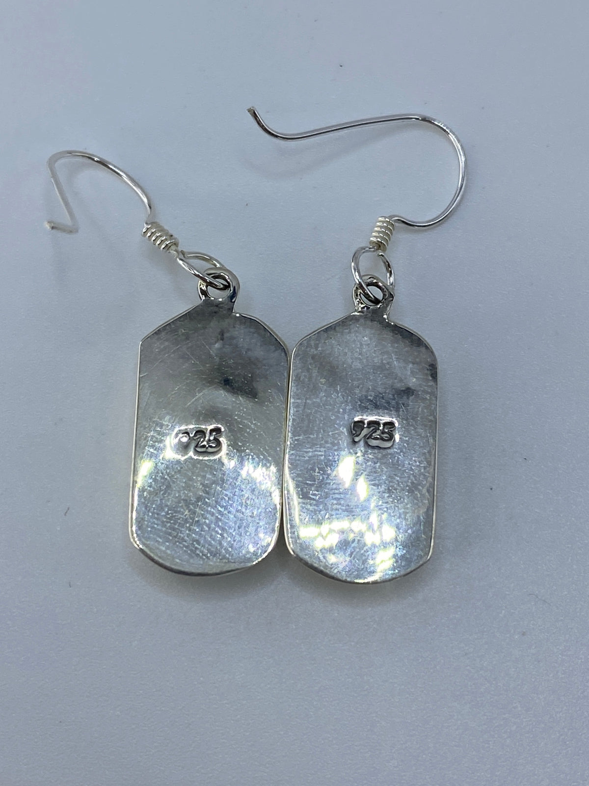 Aretes Plata Ópalo de Fuego Verde — Taxco 925 — foto 5