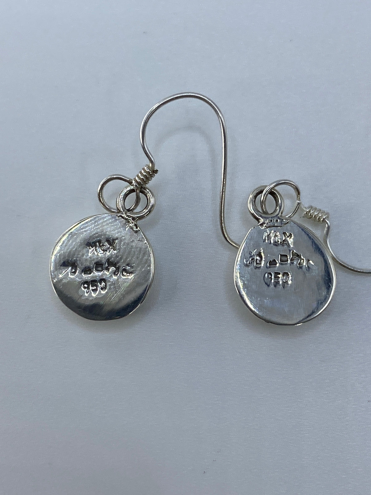 Aretes de Plata con Ópalo de Fuego Verde — Taxco 950 — foto 5