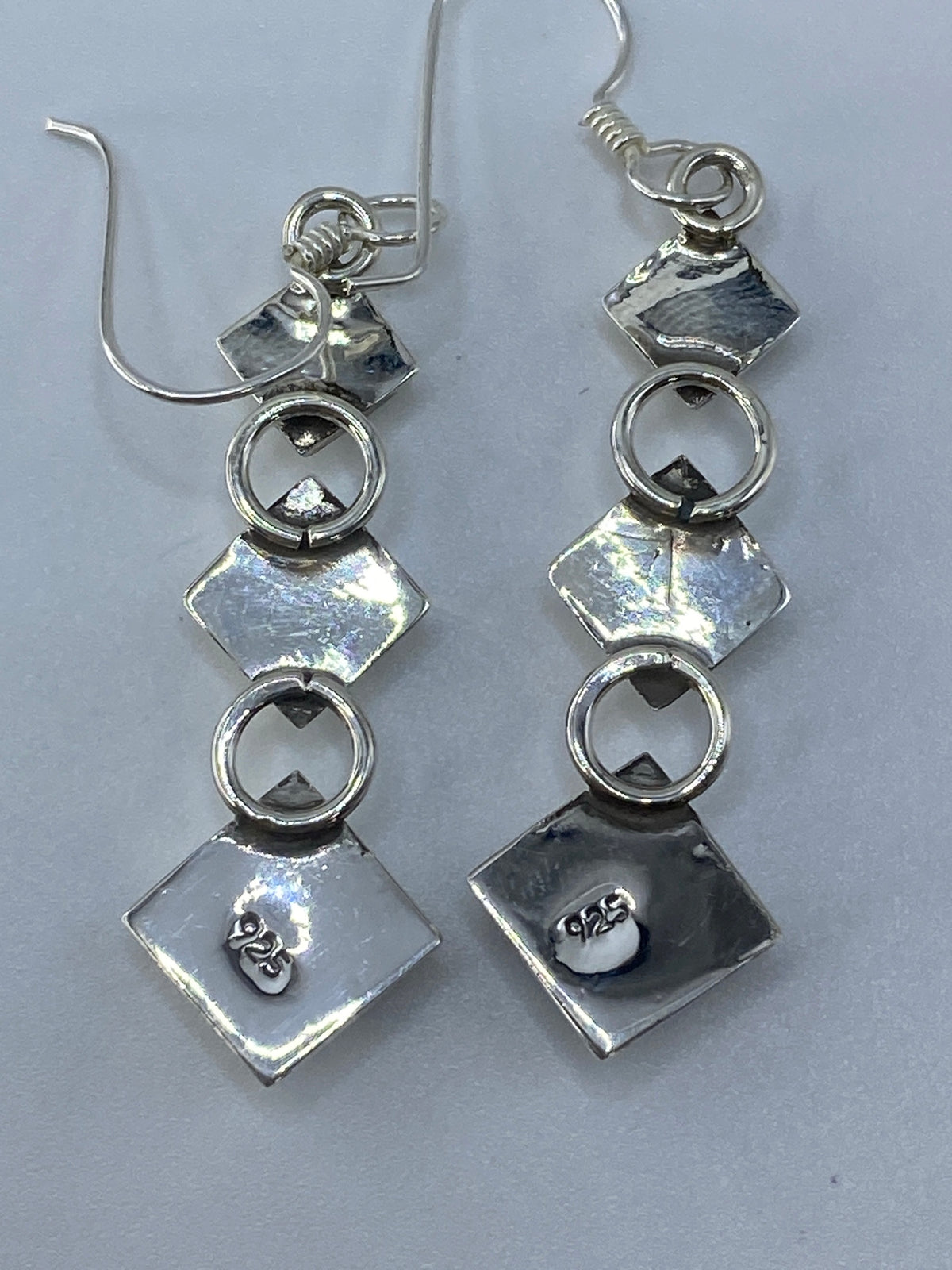 Aretes de Plata Ópalo de Fuego Verde — Taxco 925 — foto 5