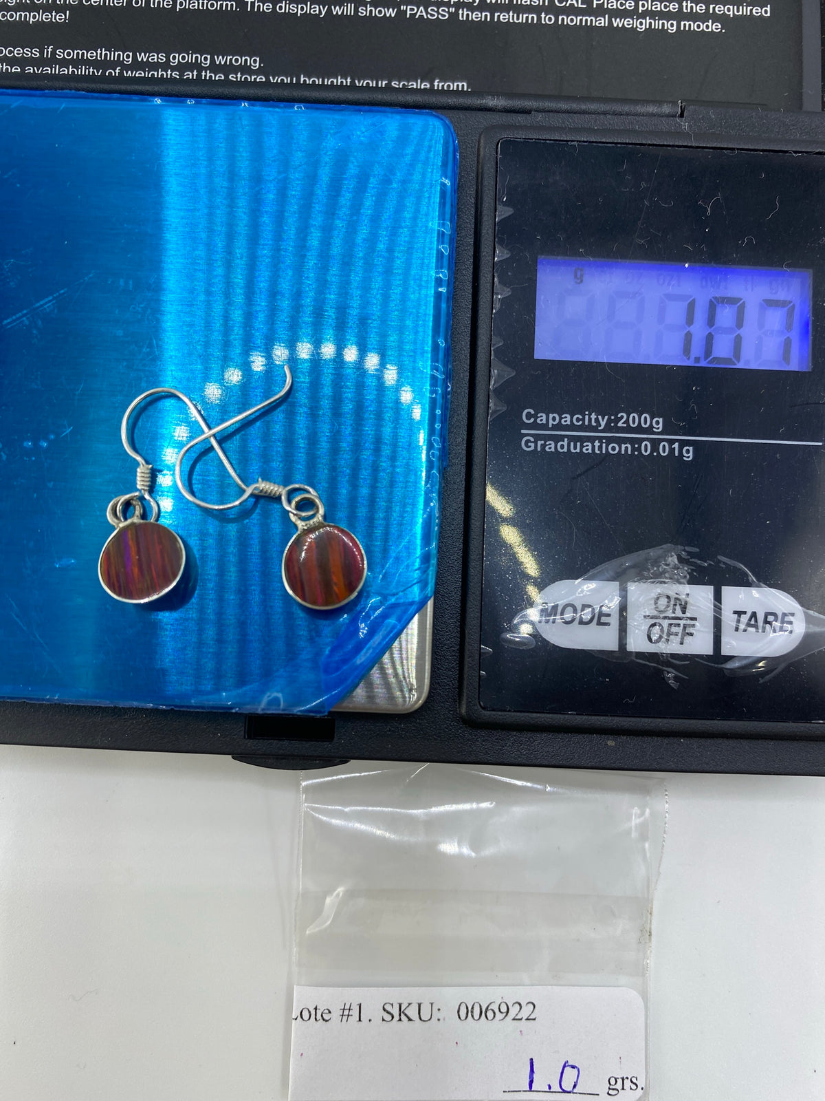 Aretes Plata Ópalo de Fuego — Multicolor Taxco — foto 6