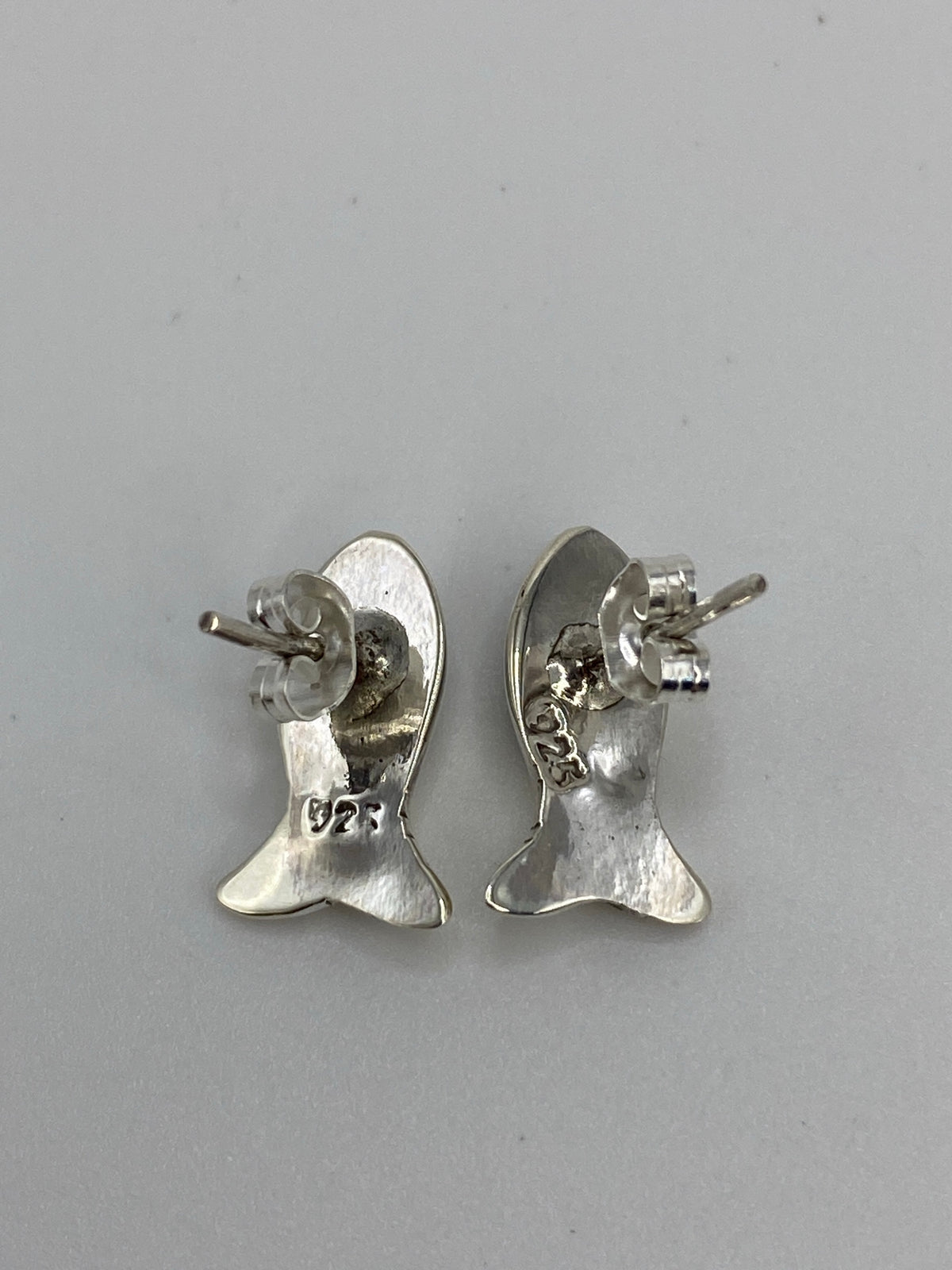 Aretes de Plata Ópalo de Fuego Azul — Taxco 925 — foto 5