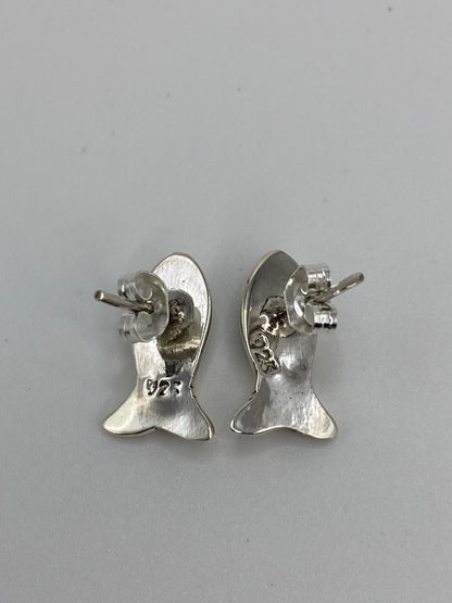 Aretes de Plata Ópalo de Fuego Azul — Taxco 925 — foto 5