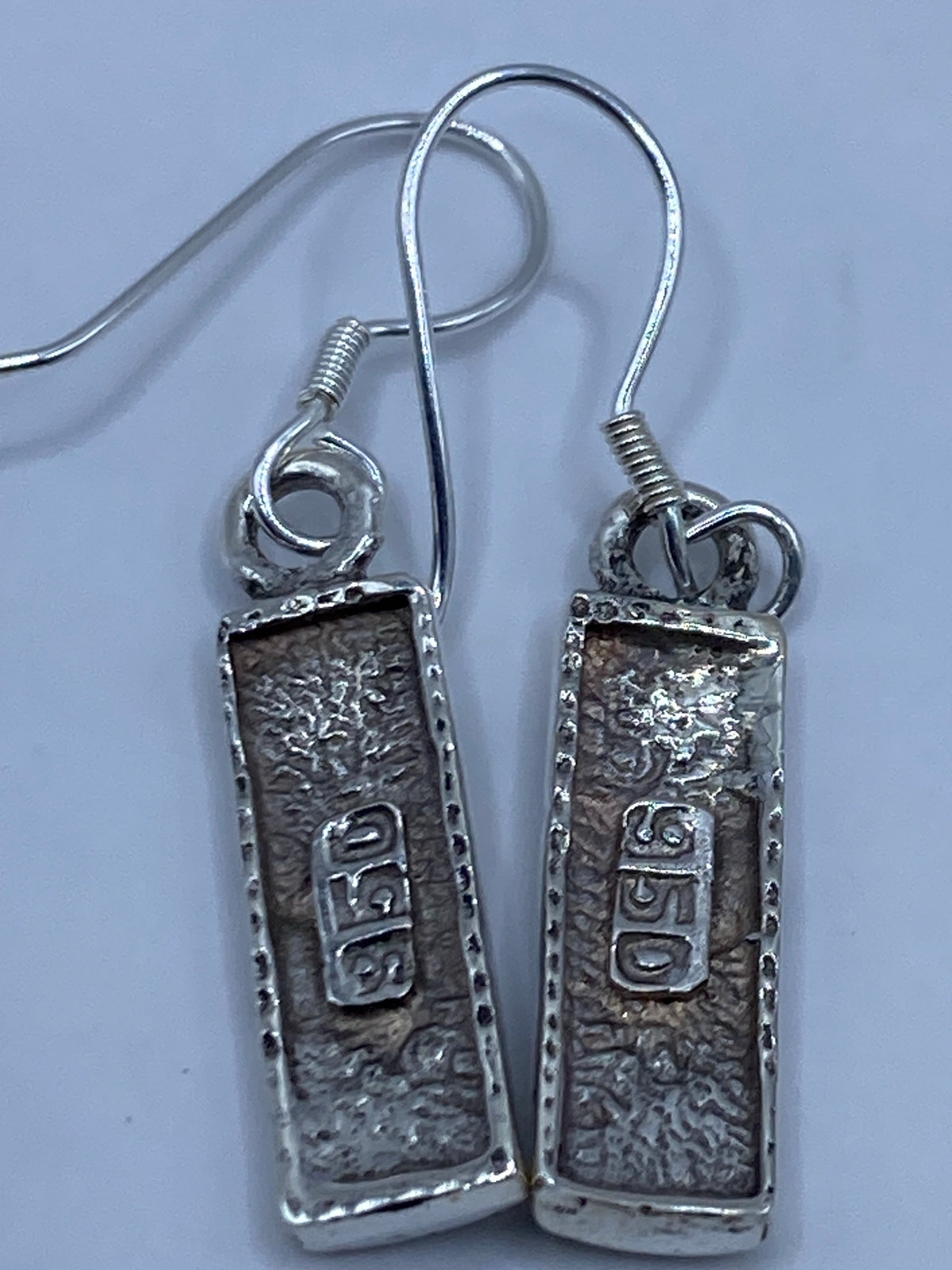 Aretes de Plata 950 con Ópalo de Fuego Verde — Taxco — foto 5