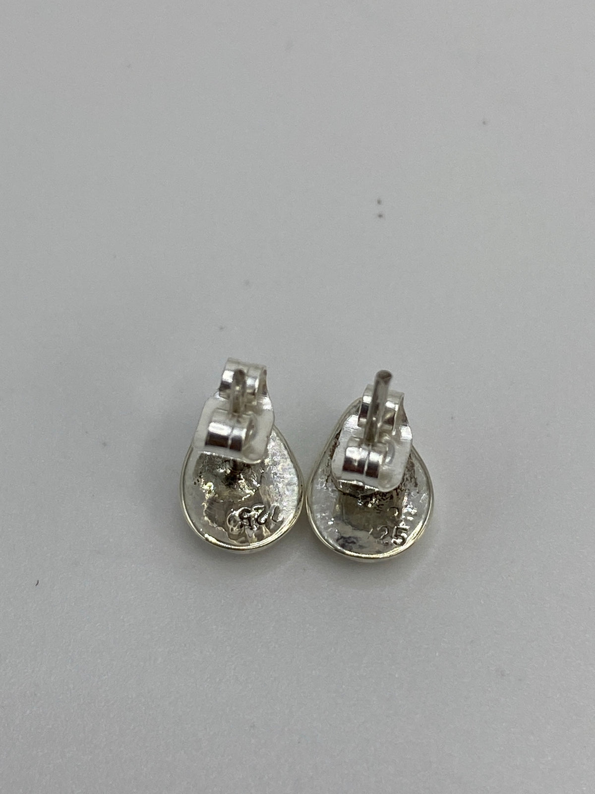 Aretes de Plata con Ópalo de Fuego Rojo — Taxco 925 — foto 5