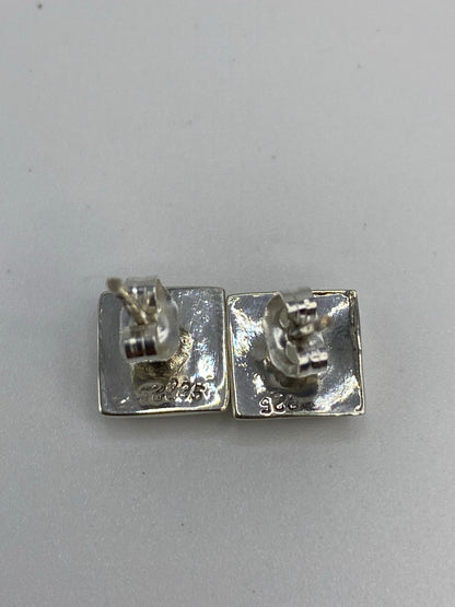 Aretes de Plata Ópalo de Fuego Azul — Taxco 925 — foto 5