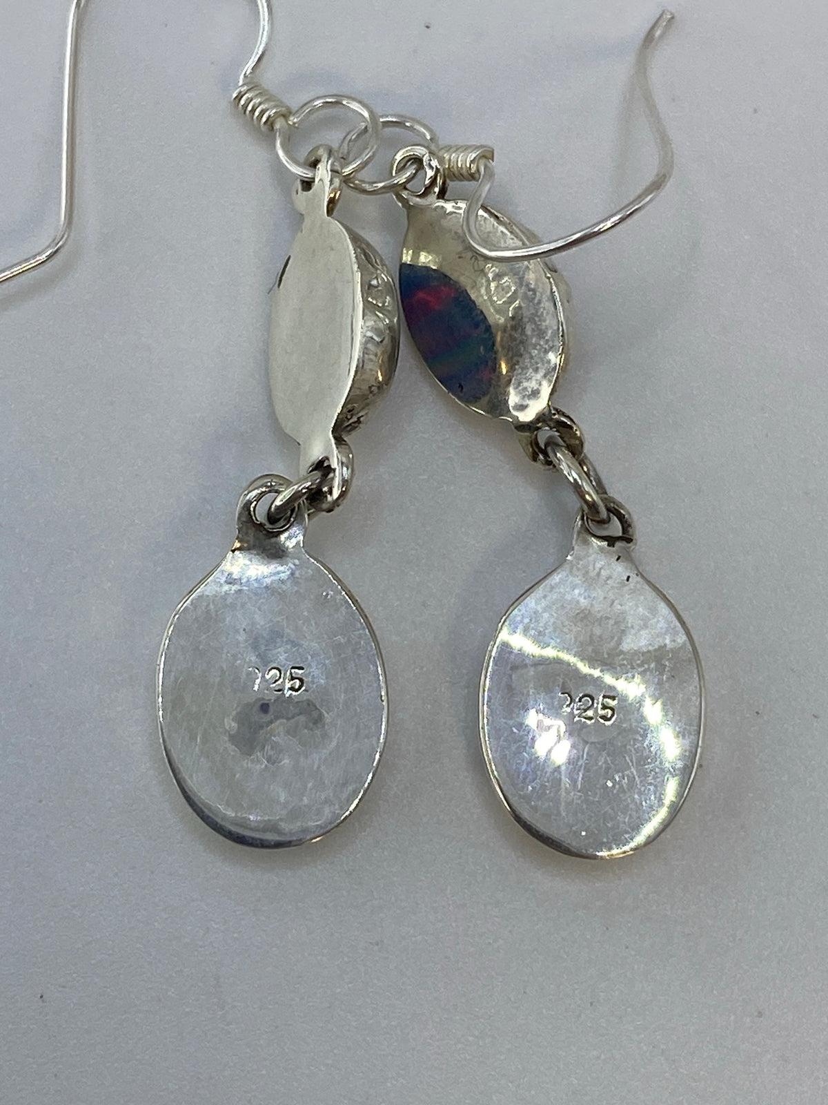 Aretes de Plata con Opalo de Fuego Cascada — Taxco 925 — foto 5