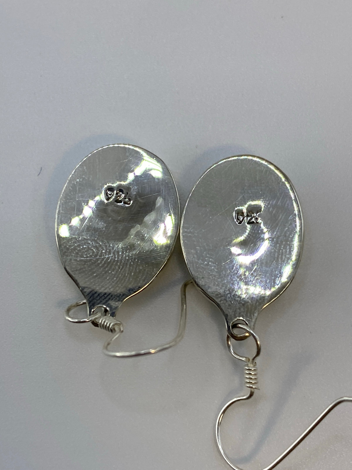 Aretes Plata 925 Ópalo de Fuego Multicolor — Taxco — foto 5