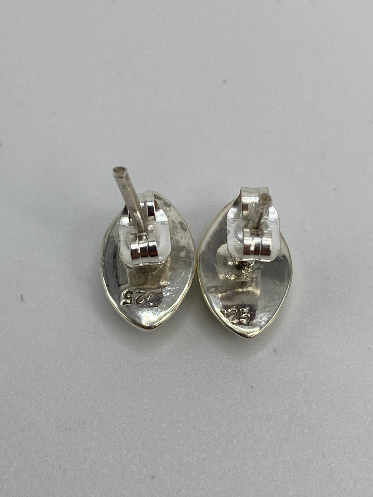 Aretes de Plata Ópalo de Fuego Multicolor — Taxco — foto 5