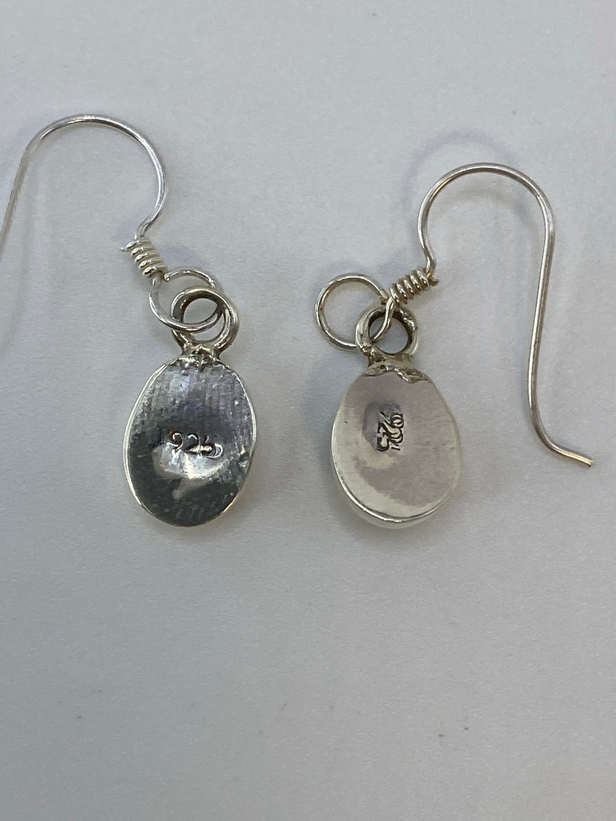 Aretes de Plata Ópalo de Fuego Verde Limón — Taxco 925 — foto 5