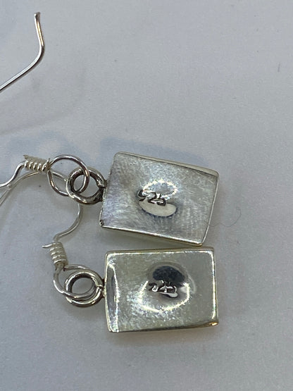 Aretes de Plata con Opalo de Fuego — Taxco 925 — foto 5