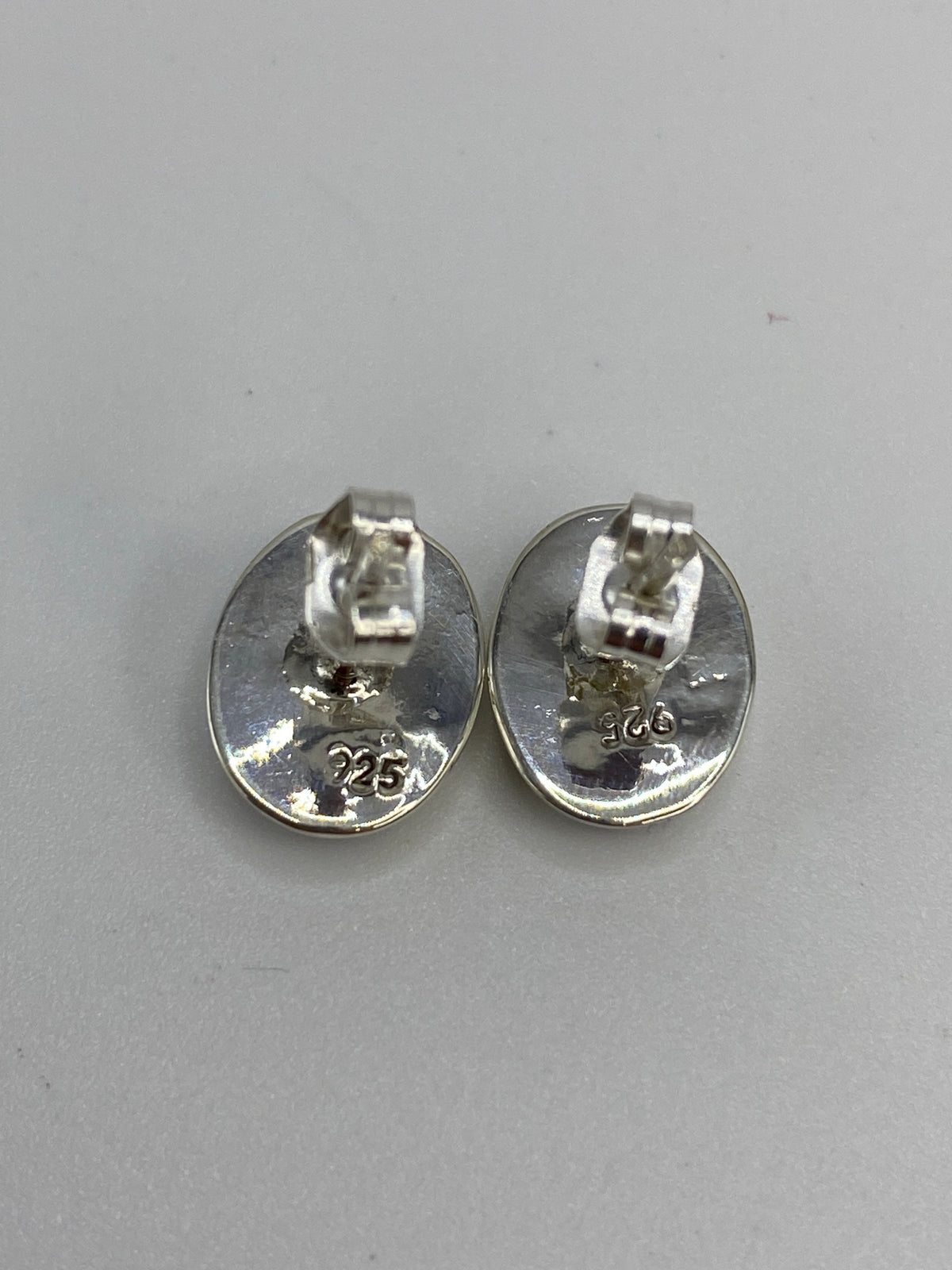 Aretes Plata Ópalo de Fuego Azul — Taxco 925 — foto 5