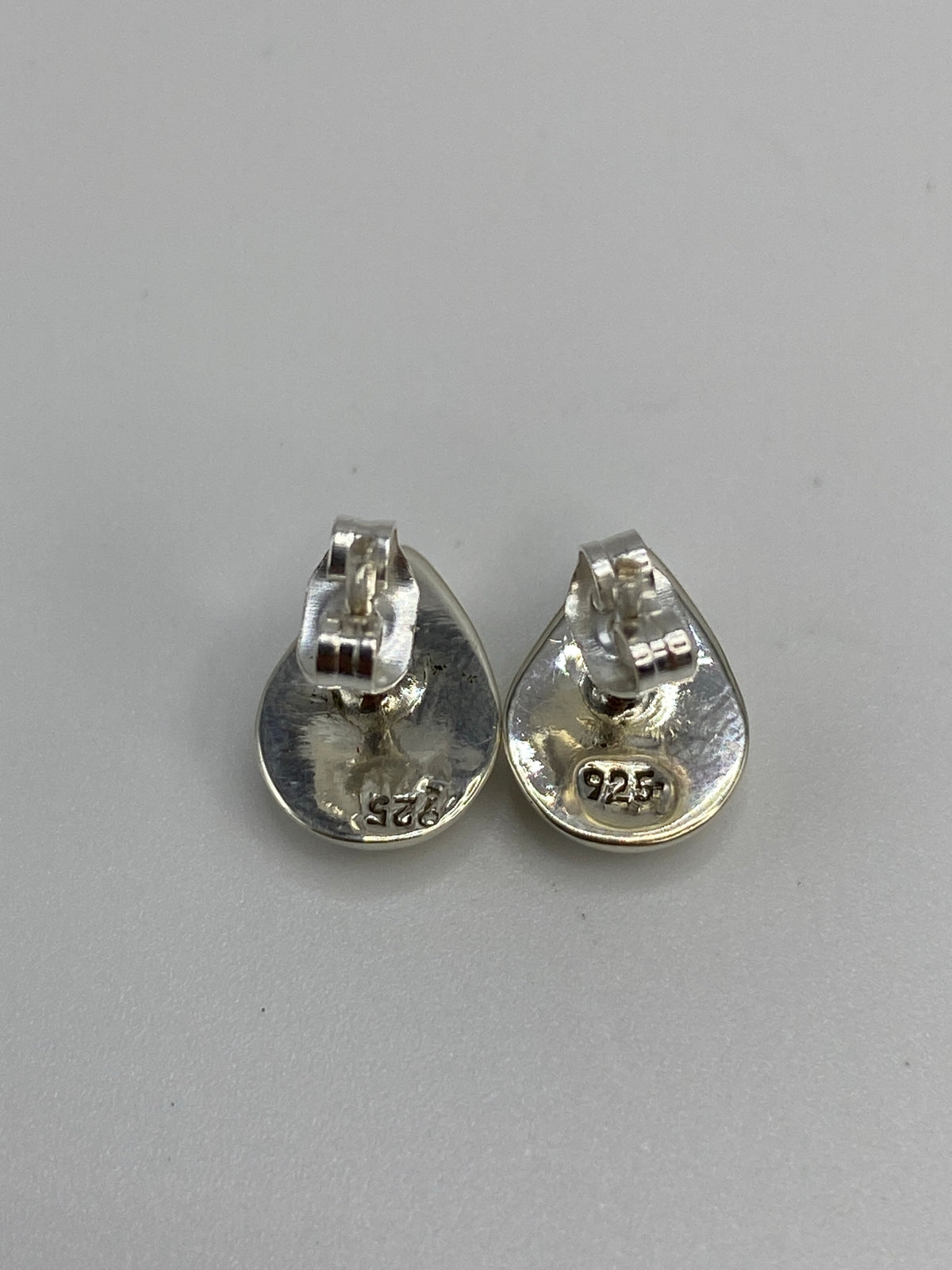 Aretes de Plata con Ópalo de Fuego Morado — Taxco 925 — foto 5