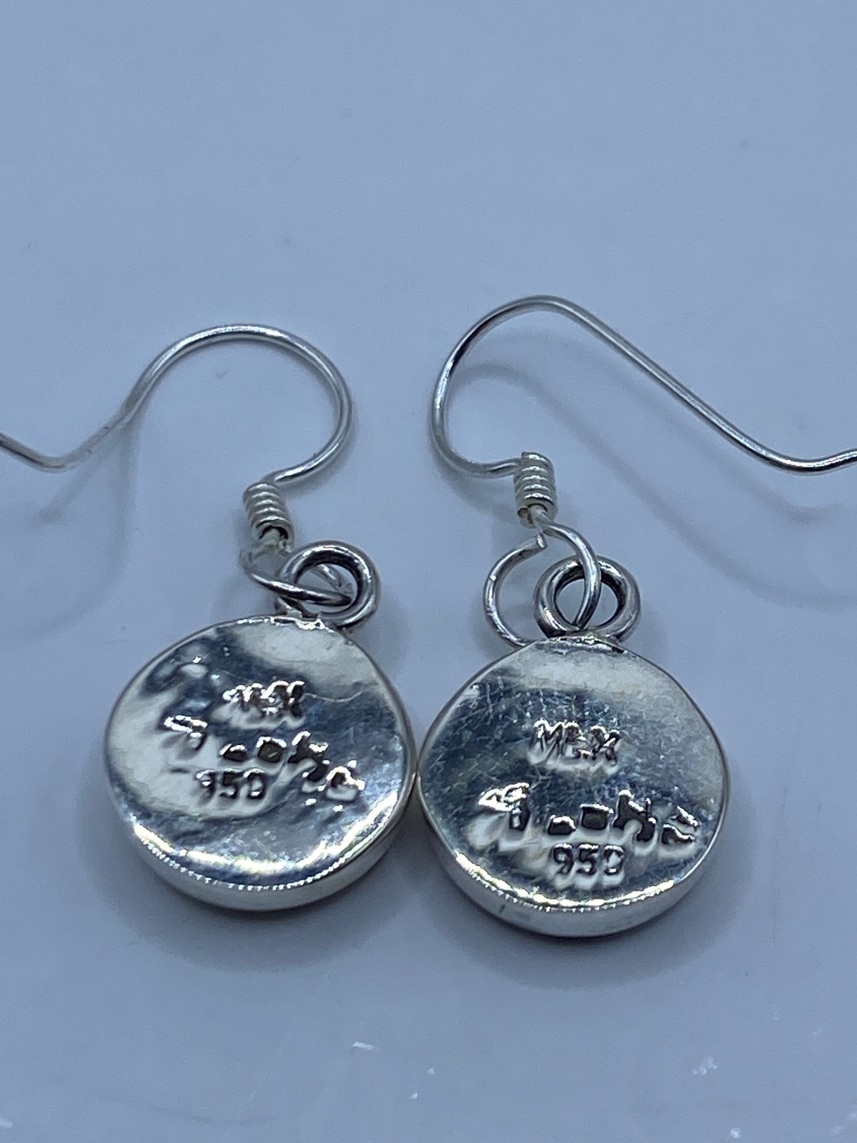 Aretes de Plata con Ópalo de Fuego — Taxco 950 — foto 5