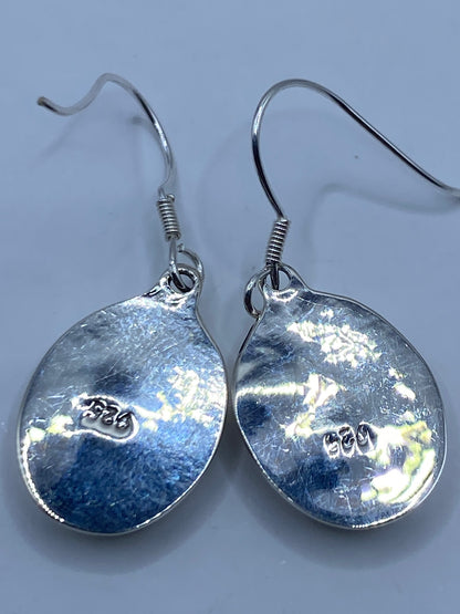 Aretes de Plata con Ópalo de Fuego — Taxco 925 — foto 5