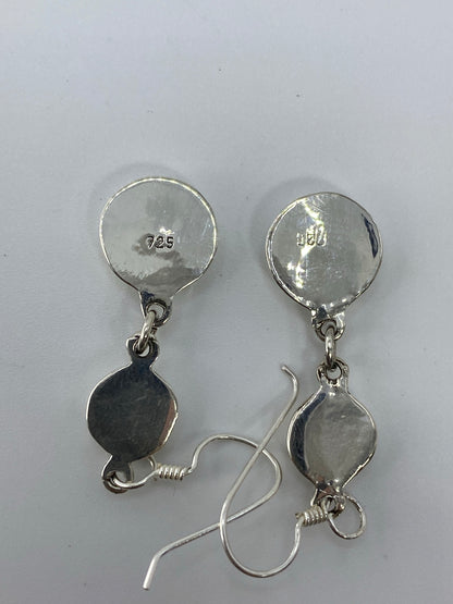 Aretes de Plata con Ópalo de Fuego — Taxco 925 — foto 5