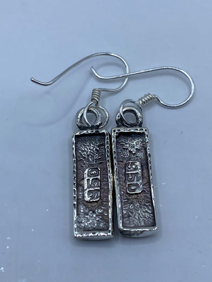 Aretes Plata 950 Ópalo de Fuego Naranja — Taxco — foto 5