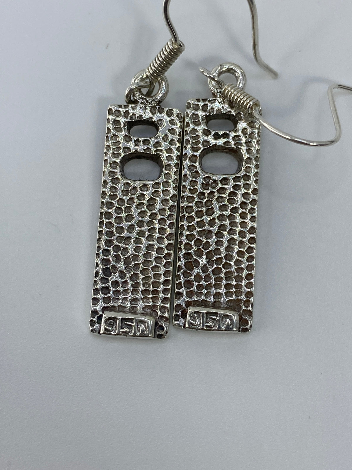 Aretes Plata 950 Opalo de Fuego Prehispánico — Taxco — foto 5