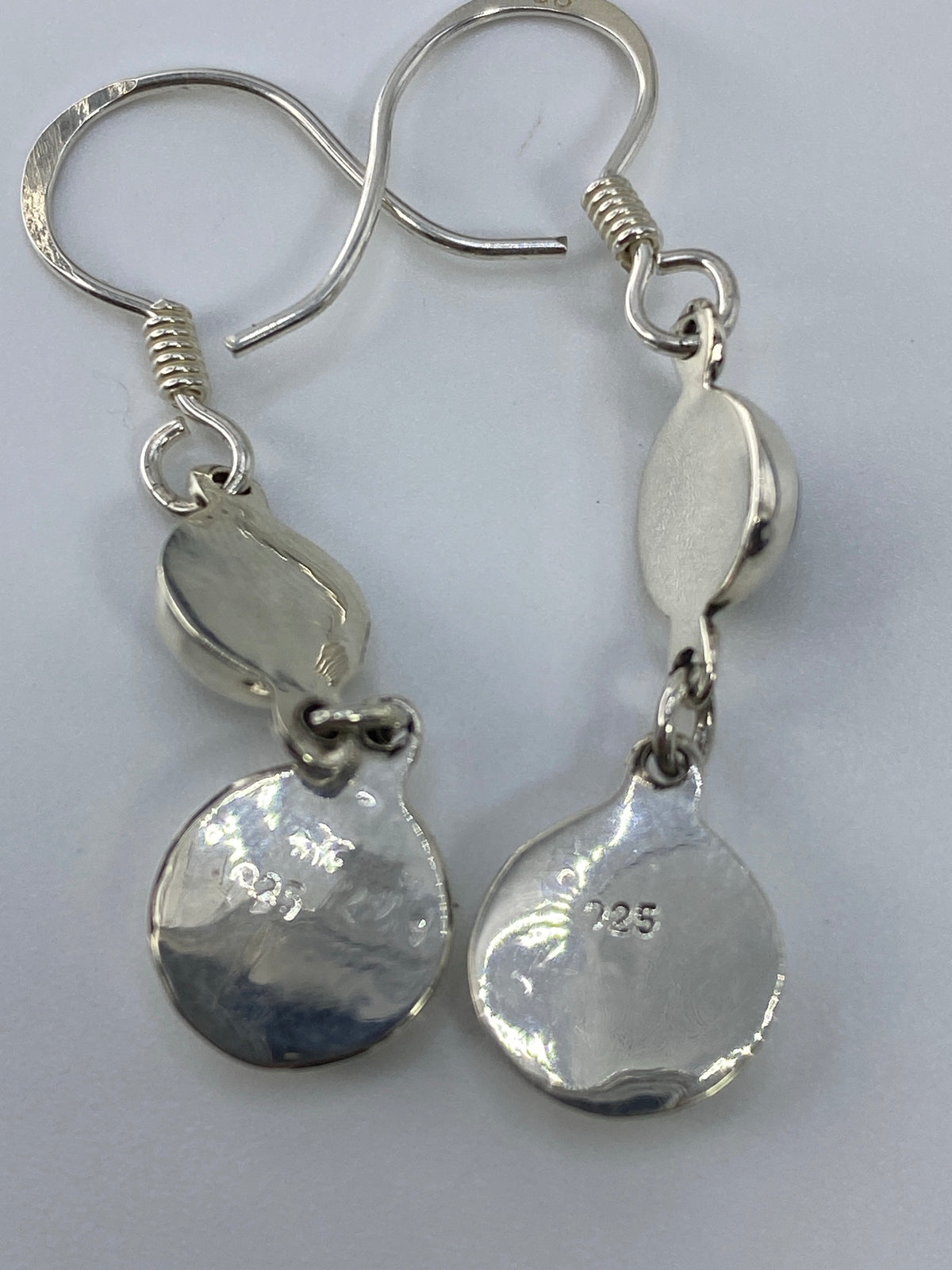 Aretes de Plata con Ópalo de Fuego — Taxco 925 — foto 5