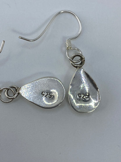 Aretes de Plata con Ópalo de Fuego — Taxco 925 — foto 5