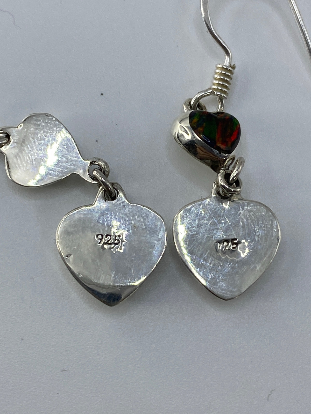 Aretes de Plata con Ópalo de Fuego — Taxco 925 — foto 5