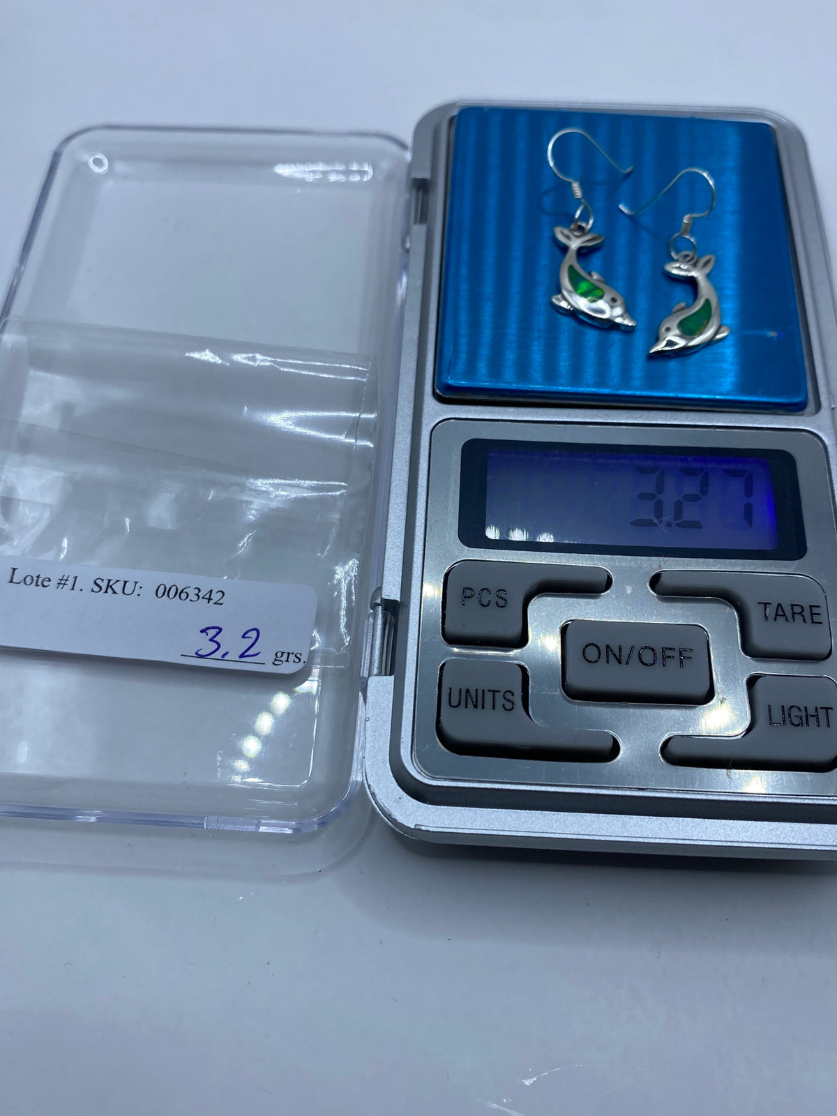 Aretes de Plata 950 con Ópalo de Fuego — Taxco — foto 6