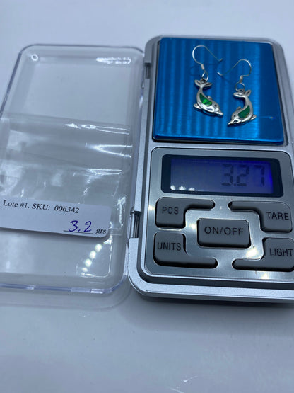 Aretes de Plata 950 con Ópalo de Fuego — Taxco — foto 6