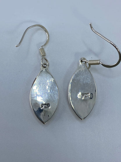 Aretes de Plata 925 con Ópalo de Fuego Multicolor — foto 5