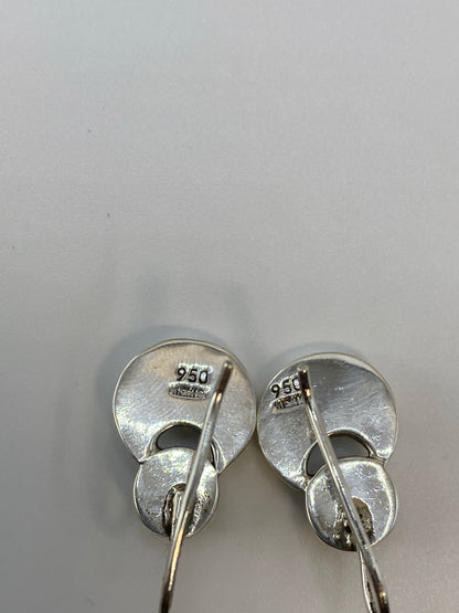 Aretes Plata Opalo de Fuego Multicolor — Taxco 950 — foto 5