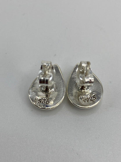 Aretes de Plata Opalo de Fuego Multicolor — Taxco — foto 5