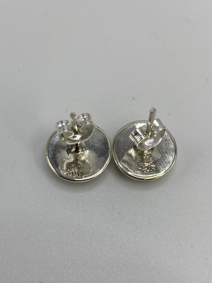 Aretes de Plata Ópalo de Fuego Morado — Taxco 925 — foto 5