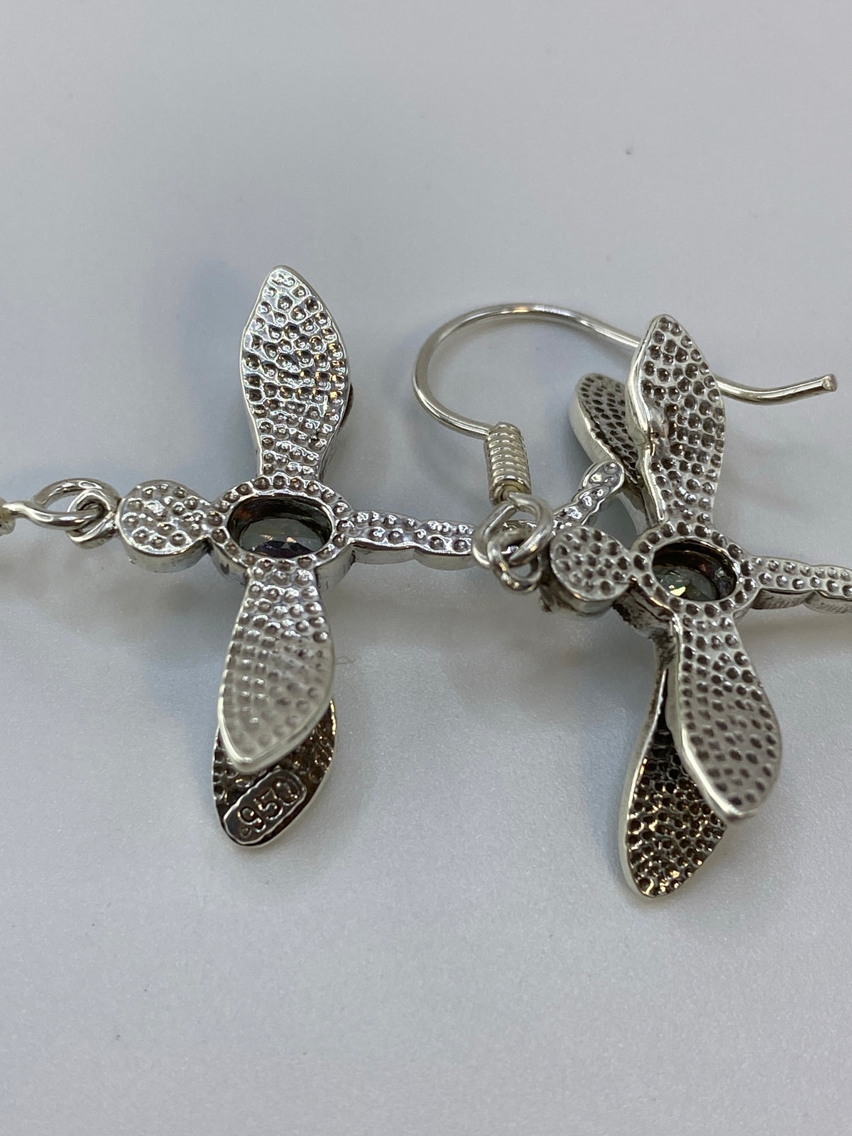 Aretes Dragonfly Plata 950 — Ópalo Multicolor Taxco — foto 5