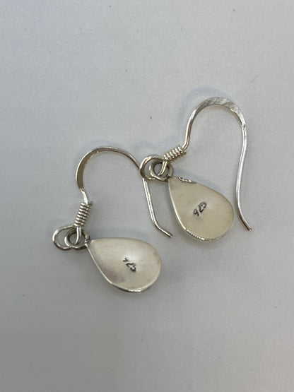 Aretes de Plata Ópalo de Fuego Verde — Taxco 925 — foto 5