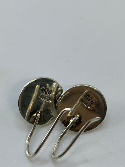 Aretes de Plata Ópalo de Fuego — Multicolor Taxco 950 — foto 5