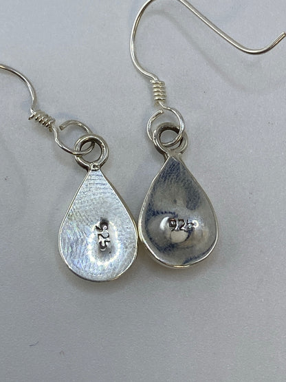 Aretes de Plata con Ópalo de Fuego — Taxco 925 — foto 5