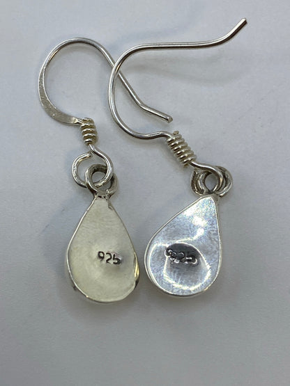 Aretes de Plata con Ópalo de Fuego — Taxco 925 — foto 5
