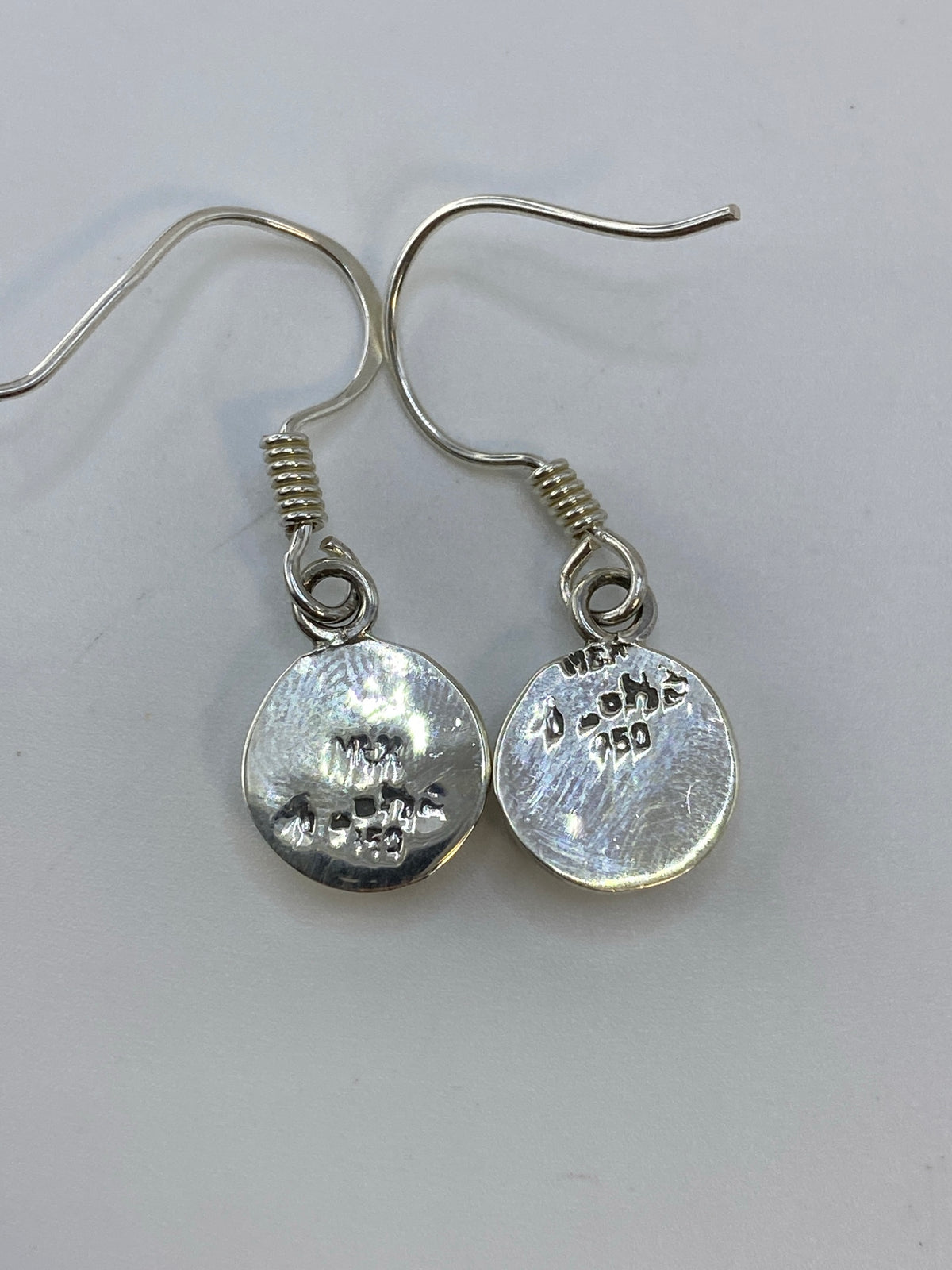 Aretes Plata Ópalo de Fuego Verde Limón — Taxco 950 — foto 5