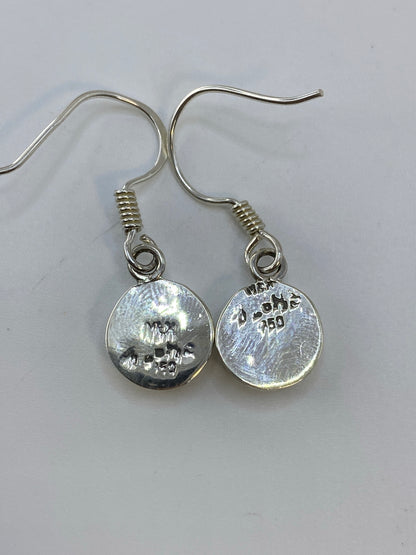 Aretes Plata Ópalo de Fuego Verde Limón — Taxco 950 — foto 5