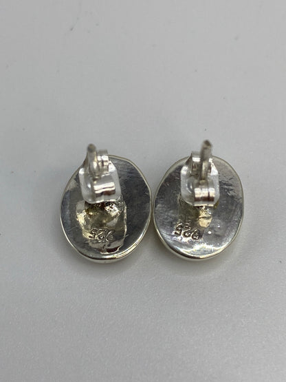 Aretes Plata 925 Ópalo de Fuego Rosa — Taxco — foto 5