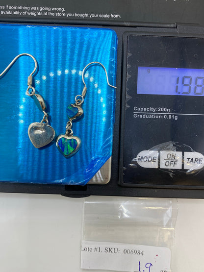 Aretes Plata Ópalo de Fuego Multicolor — Taxco 925 — foto 6